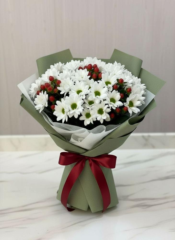 Букет цветов из: Хризантемы в Кумёны