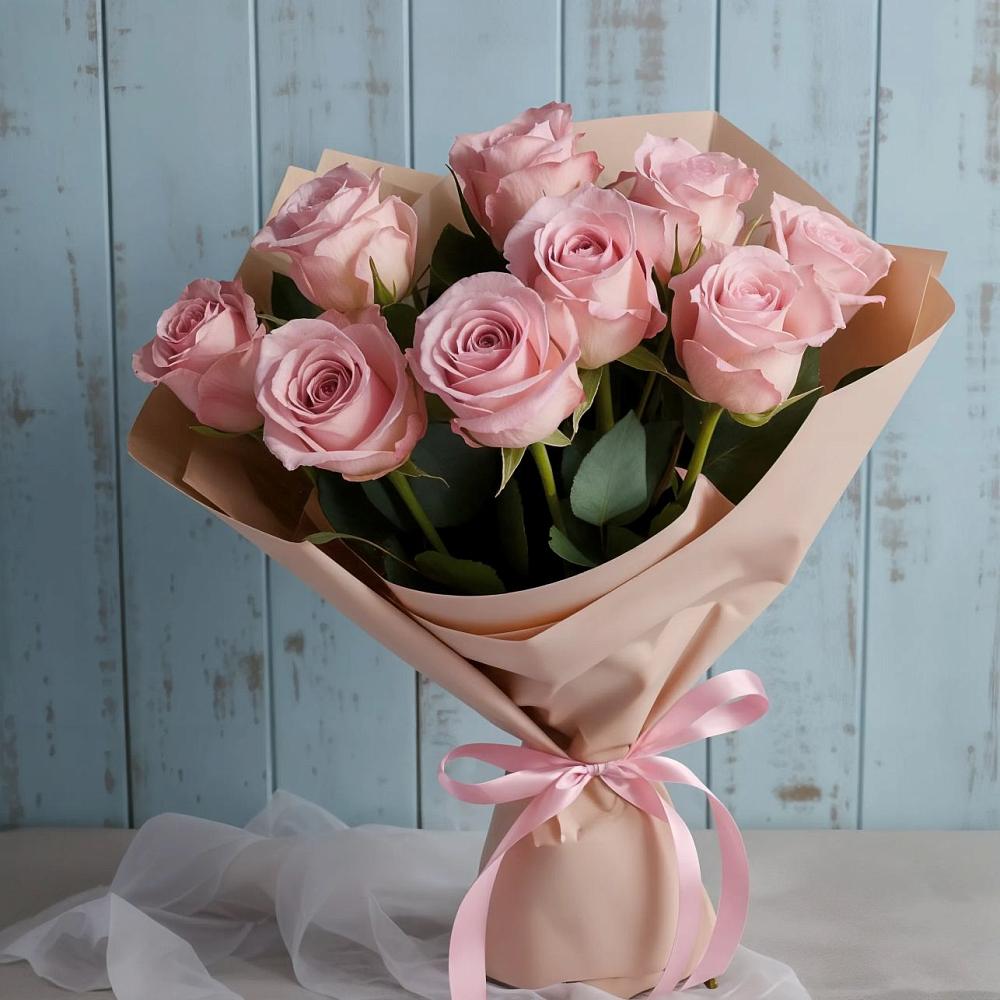 Букет цветов из: Розы в Кумёны