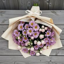 Букет цветов из:  Розы и Хризантемы в Кумёны