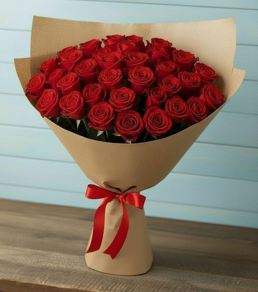 Букет Красные розы Милано в Кумёны