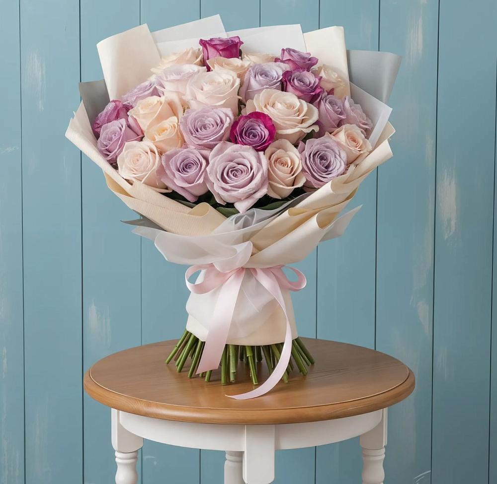 Букет цветов из: Розы в Кумёны