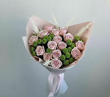 Букет цветов из:  Розы и Хризантемы в Кумёны