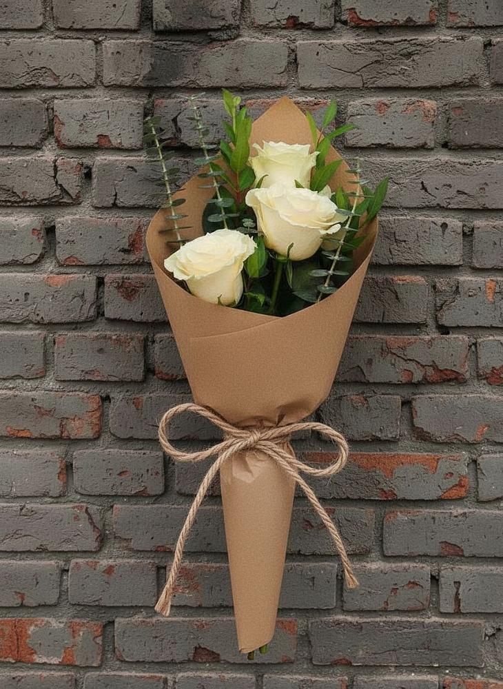Букет из 3 роз в Кумёны Букет цветов из: Розы в Кумёны