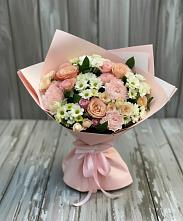 Букет цветов из:  Гвоздики, Розы и Хризантемы #REPLACE_PRED# Кумёны