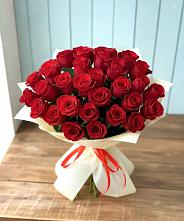 Букет 29 Красных роз в Кумёны