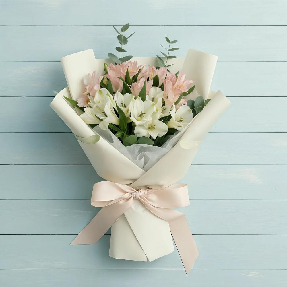 Букет цветов из: Альстромерии в Кумёны